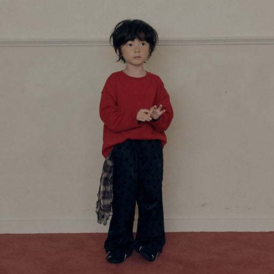 Roden Pants Korean toddler pants in black made in Korea