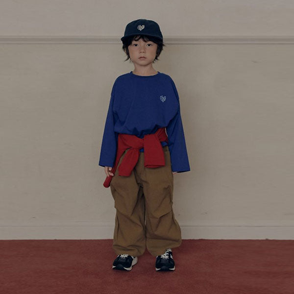 Beaver Pants Korean toddler pants in camel made in Korea