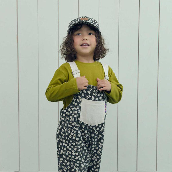 Tiny Daily T-Shirt Korean toddler t-shirt in olive made in Korea