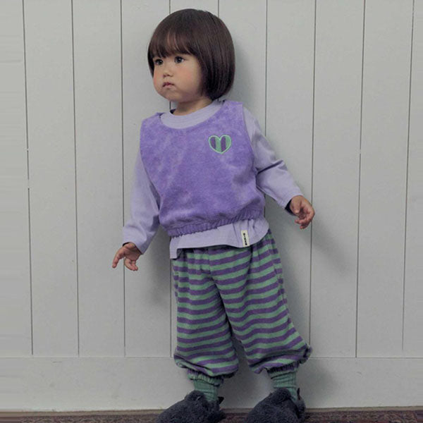 Suave Terry Joggers Korean toddler pants in mint made in Korea