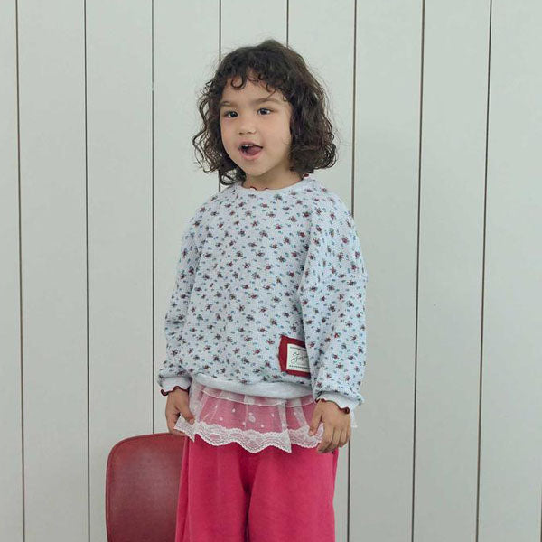Tutu Layered Wrap Skirt Korean toddler skirt in check made in Korea