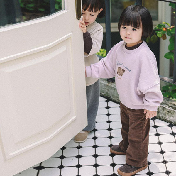 Gogo Stretch Pants Korean infant pants in cream made in Korea