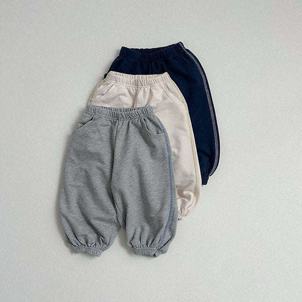 Ruppa Jogger Pants Korean toddler pants in cream made in Korea