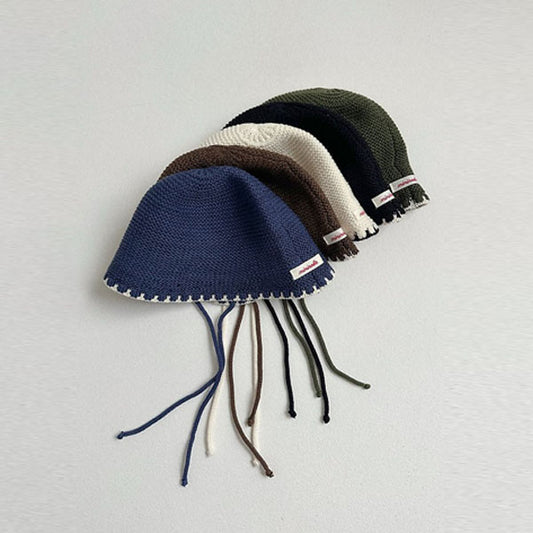 Mellow Bucket Hat Korean toddler accessory in cream made in Korea
