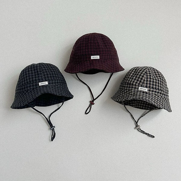 Acorn Bucket Hat Korean toddler accessory in beige made in Korea
