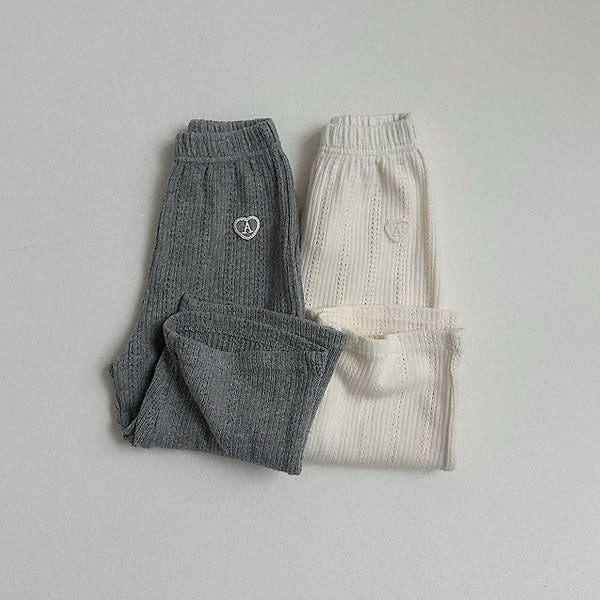 Madeleine Pants Korean toddler pants in cream made in Korea