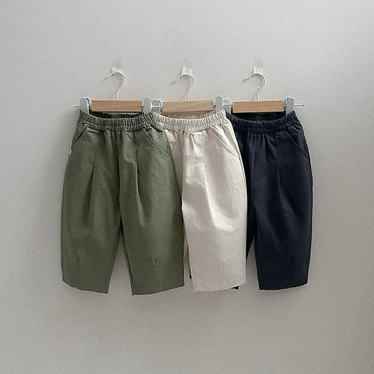 Scone Pants Korean toddler pants in cream made in Korea