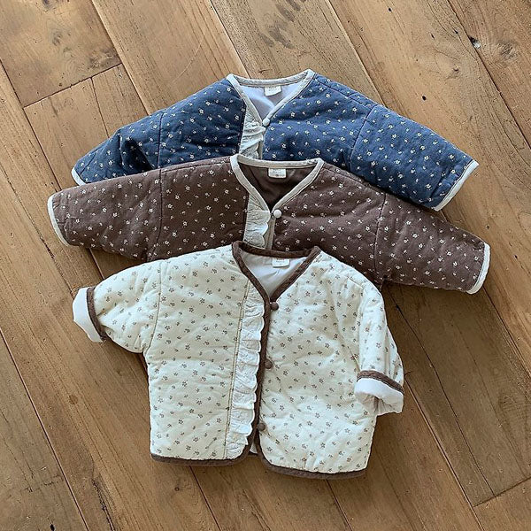 Shine Jacket Korean infant jacket in cream made in Korea
