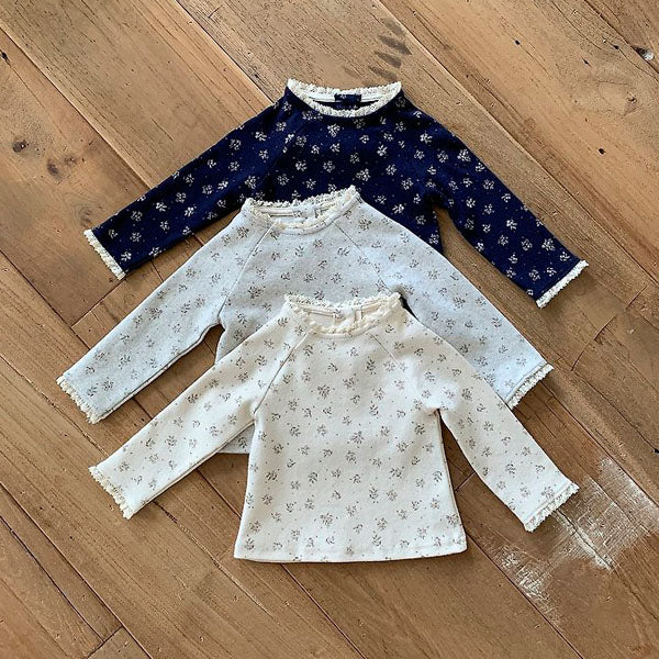 Mon Cher Tee Korean infant t-shirt in cream made in Korea
