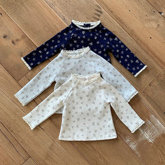 Mon Cher Tee Korean infant t-shirt in cream made in Korea