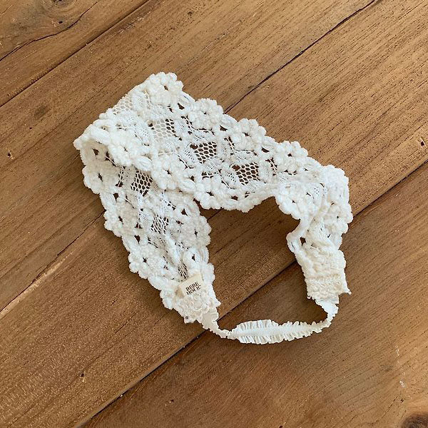 Kelly Hairband Korean infant accessory in natural made in Korea