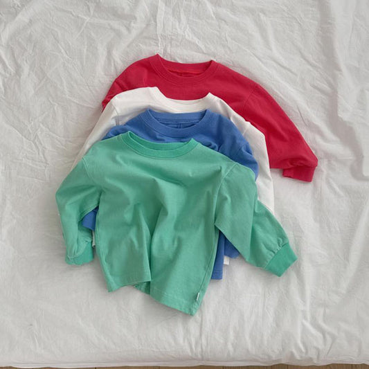 Rough Tee Korean toddler t-shirt in red made in Korea
