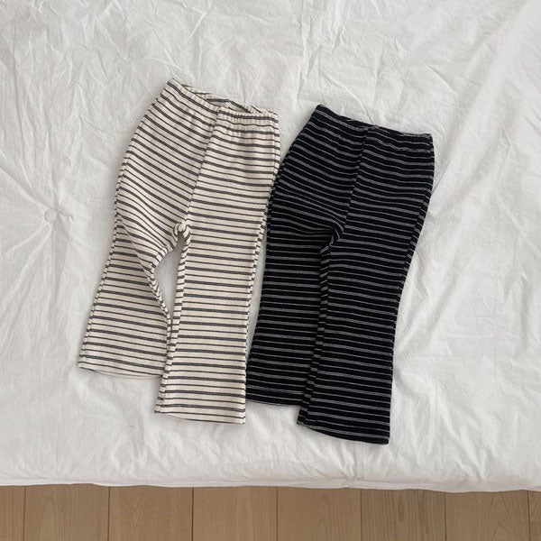 Luna Leggings Korean toddler pants in black made in Korea
