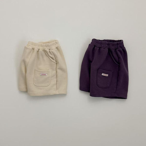 Hako Pocket Pants Korean toddler pants in purple made in Korea
