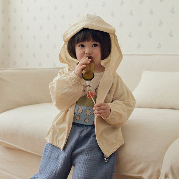 Marron Jacket Korean infant jacket in cream made in Korea