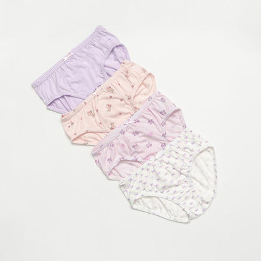 CM Cutie Briefs Korean toddler underwear in solid color(4-piece set) made in Korea