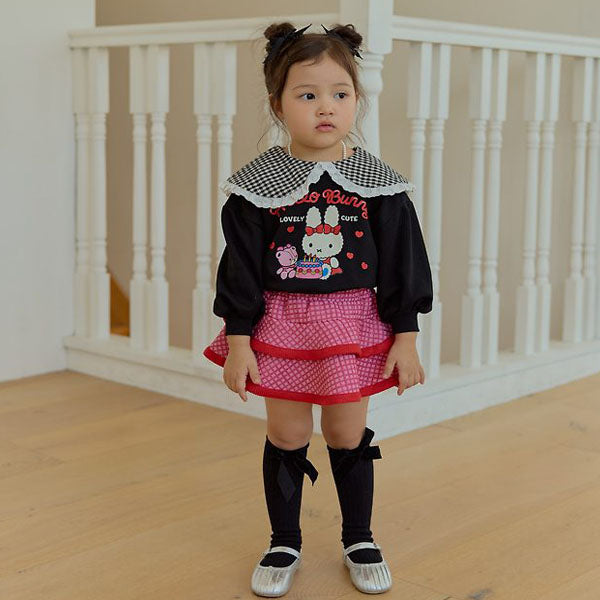 Twi Skirt Korean toddler skirt in pink made in Korea