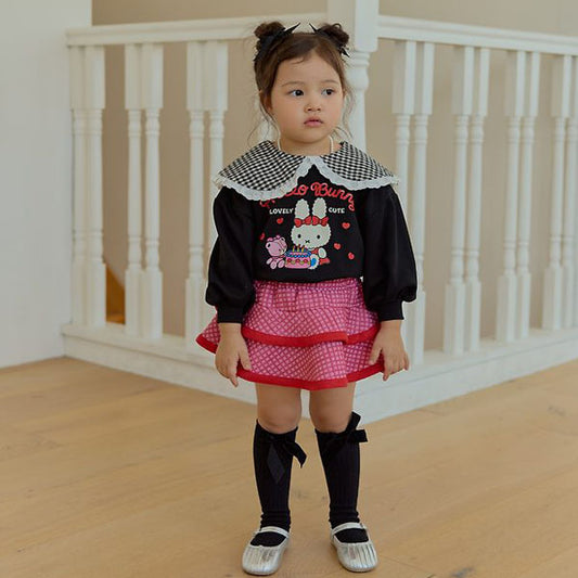 Twi Skirt Korean toddler skirt in pink made in Korea