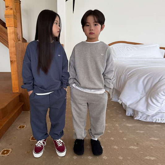 26FW All Day Set-Up Korean toddler set in burgundy made in Korea