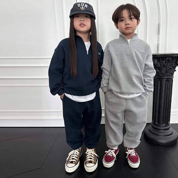 Beyond Set-Up Korean toddler set in cream made in Korea