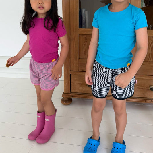 Soft Pants Korean toddler pants in navy made in Korea