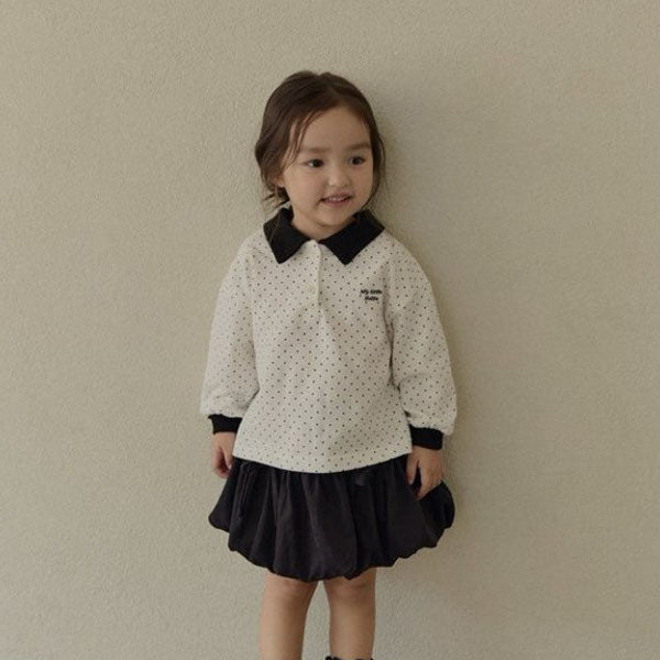 Little Dot Collar Tee